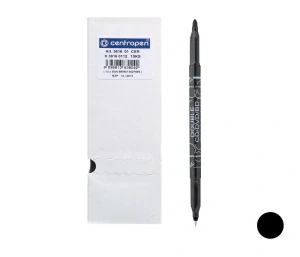 popisovač 3616 oboustranný perman.- černý