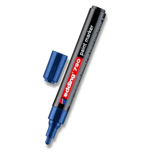 popisovač EDDING 790 lakový 2-3mm modrý
