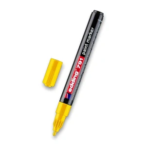 popisovač EDDING 791 lakový, žlutý, 1-2mm
