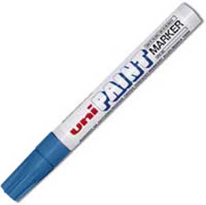 popisovač UNI MARKER PX20-modrý/2,2-2,8mm, lakový