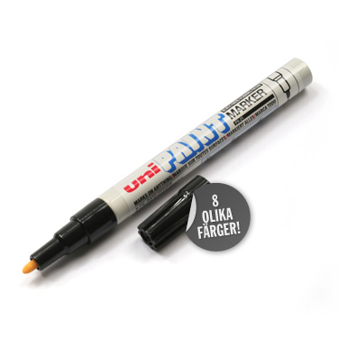 popisovač UNI MARKER PX21-bílý/0,8-1,2mm, lakový