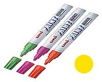 popisovač UNI MARKER PX21-žlutý/0,8-1,2mm, lakový