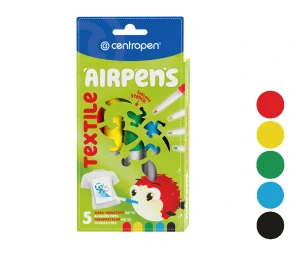 fixy foukací Centropen 1539/5ks na textil 