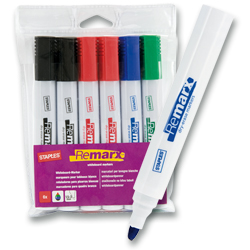 popisovač STAPLES Whiteboard Marker/6ks 