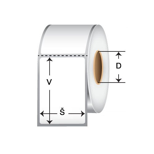 etikety KOT TTR 50x25mm/3000ks 