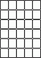 etikety LAS 40x46/100 bílé