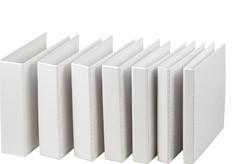 pořadač PVC A4 katal.8,5cm/4kr.-bílý