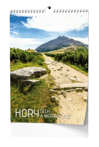 Nástěnný kalendář - Hory Čech a Moravy - A3