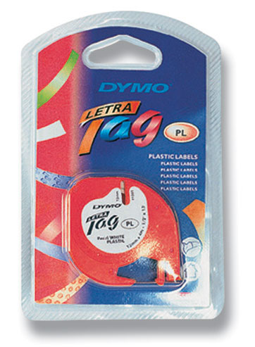 kazeta Dymo LetraTag 12mm/4m červená plastová