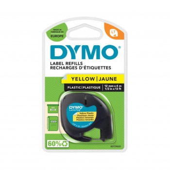 kazeta Dymo LetraTag 12mm/4m žlutá plastová
