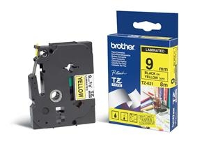 kazeta BROTHER TZe-621 9mm/8m černá na žluté orig.