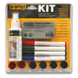 sada Bi office Whiteboard Kit/spray, houba, magnety,fixy 