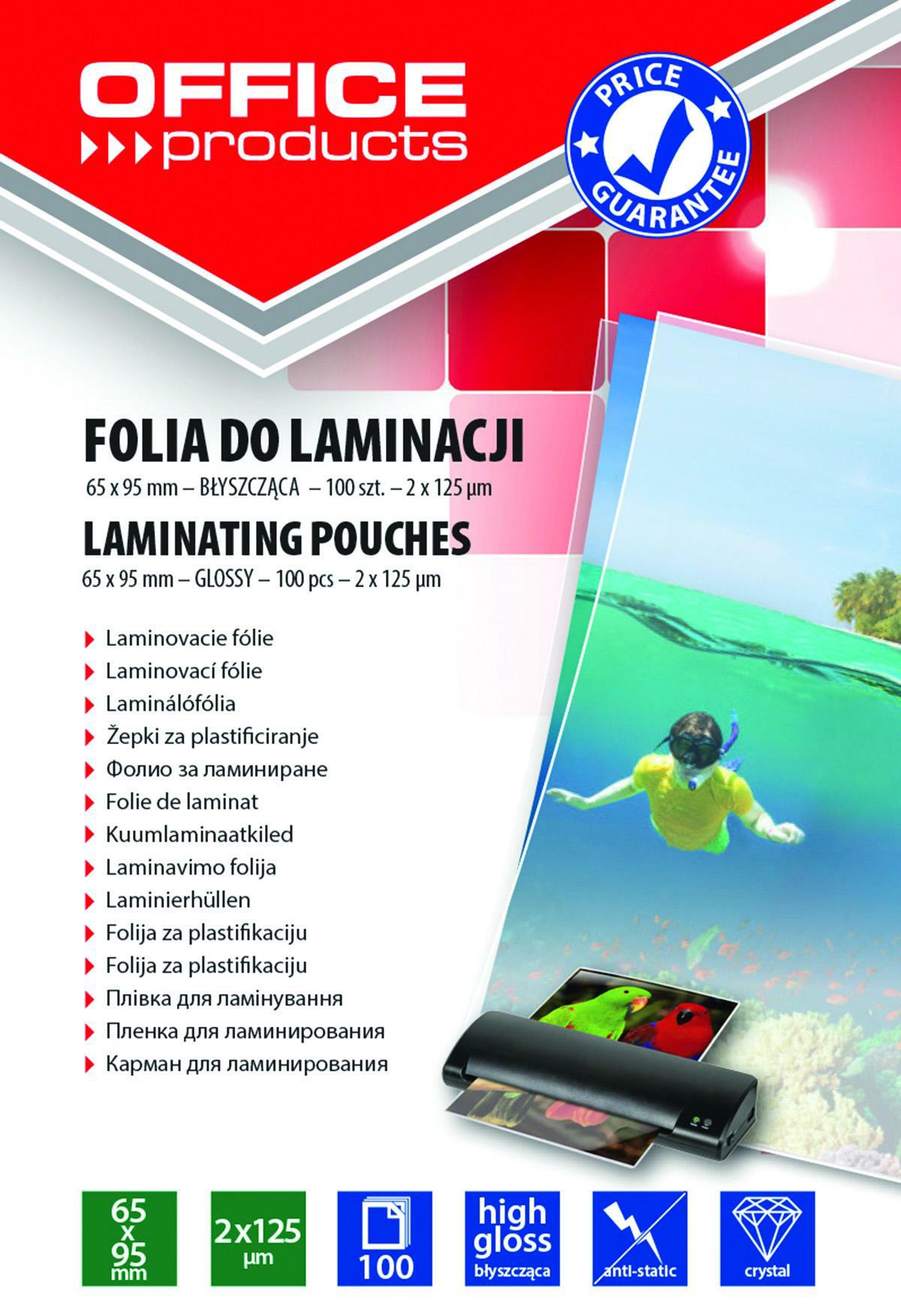 folie laminovací 90x126mm/125mic/100ks